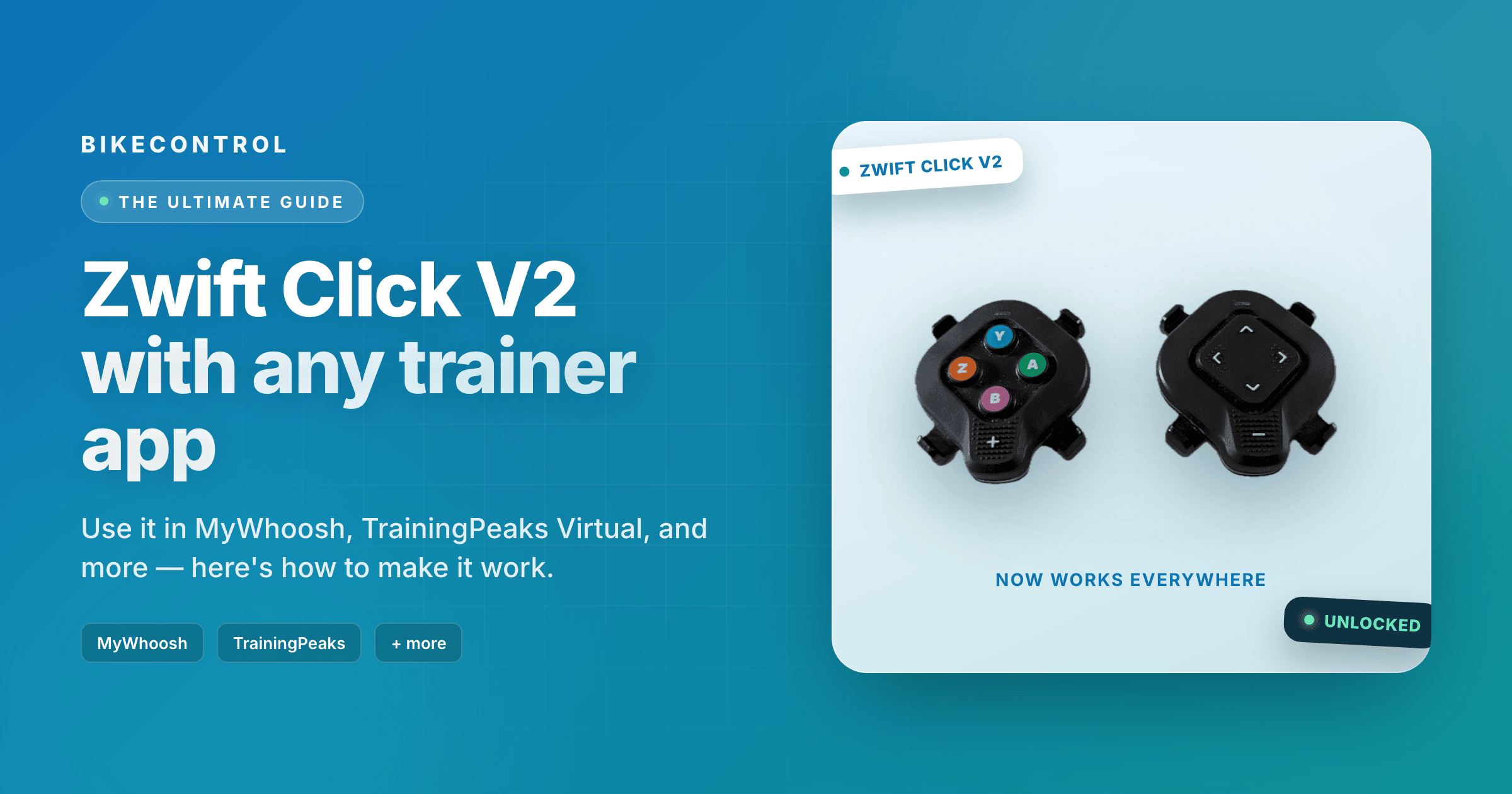 Zwift Click V2 & Zwift Ride V2 with Other Trainer Apps