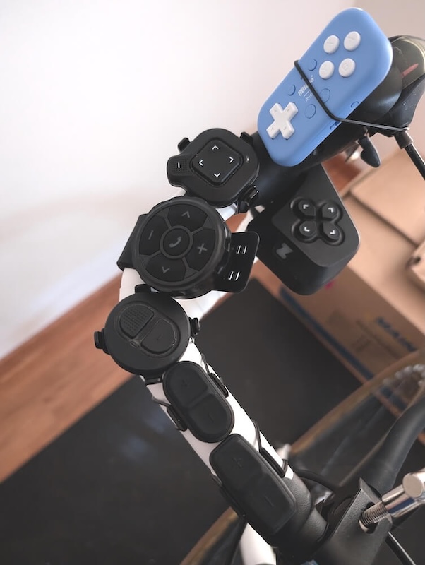 Mounted on handlebar