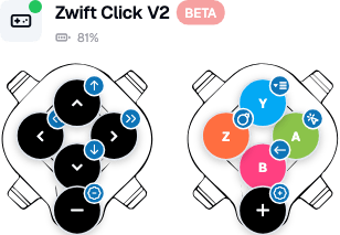 Zwift Click v2 buttons in BikeControl