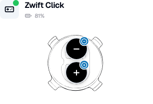Zwift Click buttons in BikeControl