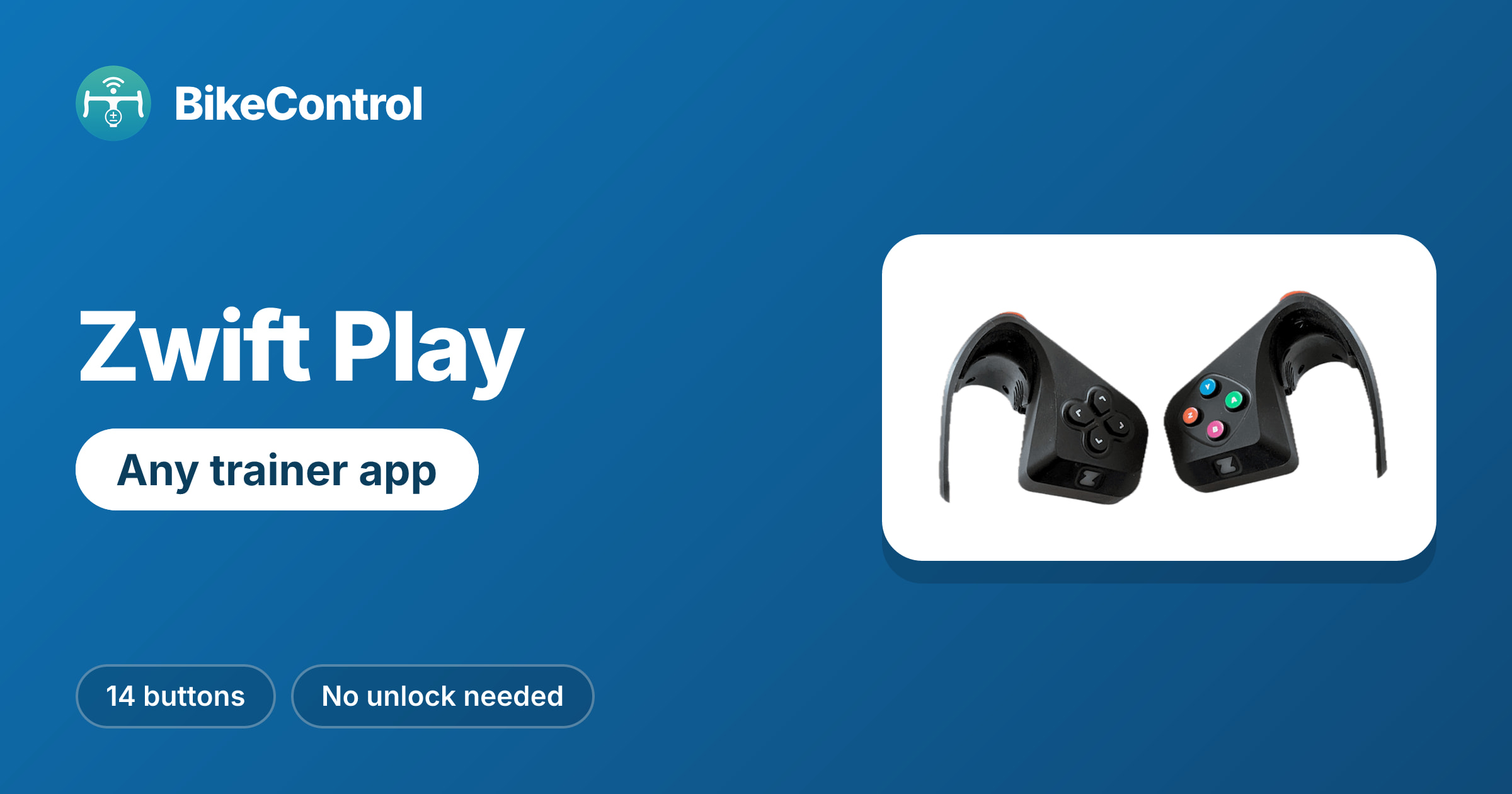 Zwift Play: 14 buttons, any trainer app – BikeControl
