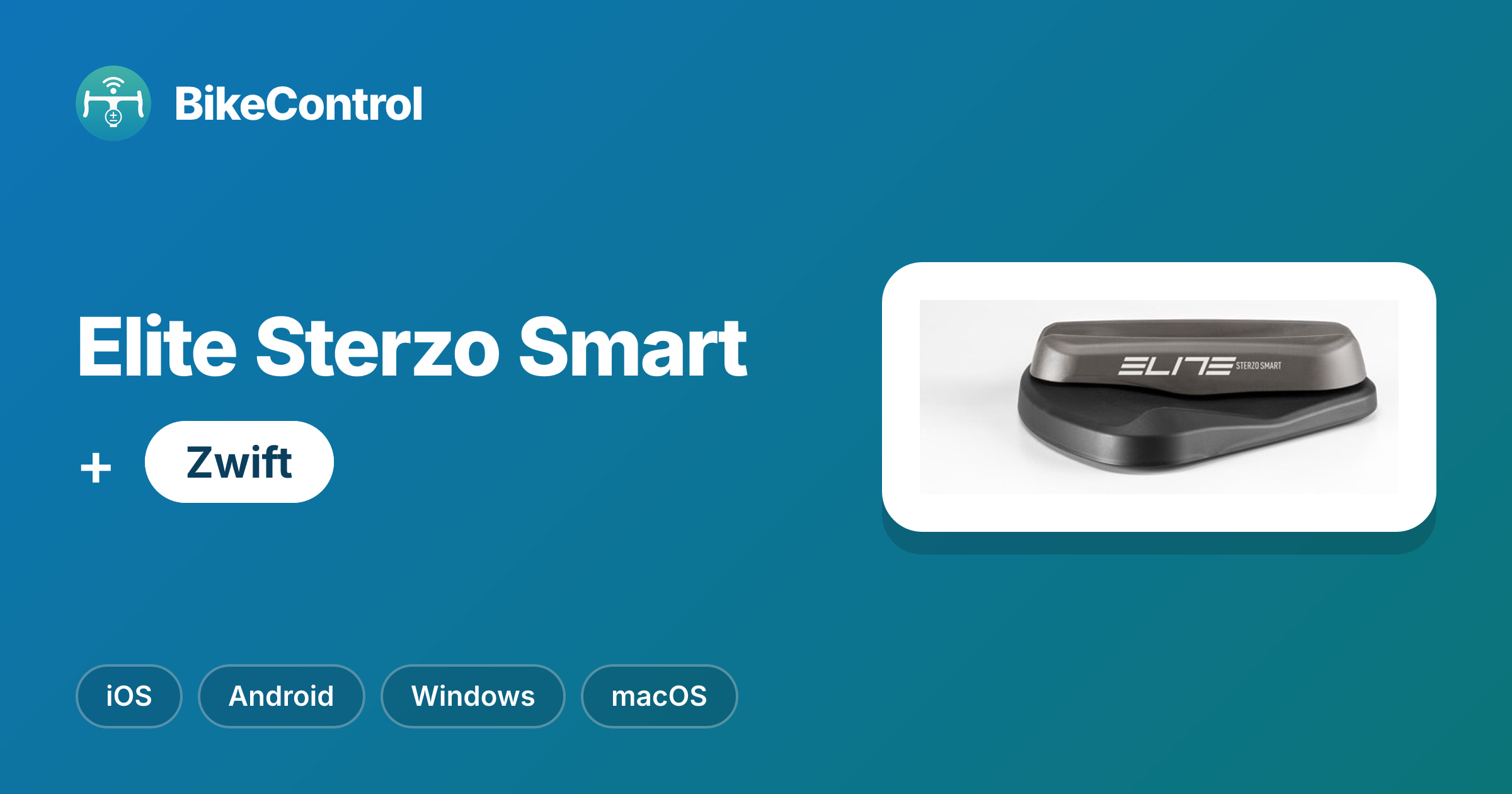 Use Elite Sterzo Smart with Zwift - BikeControl